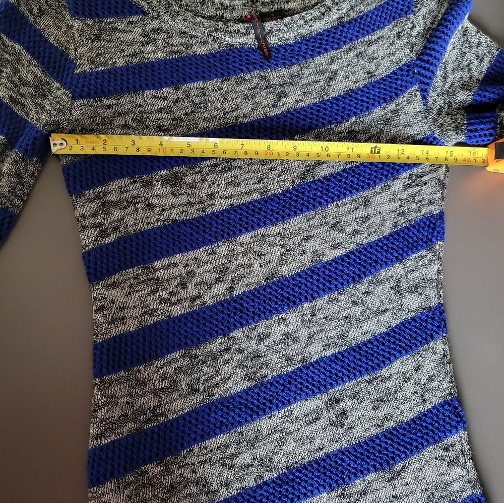 Asymmetrical Hem Ribbed Tunic S - Picture 5 of 5